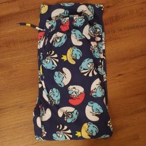 Smurf pajama pants